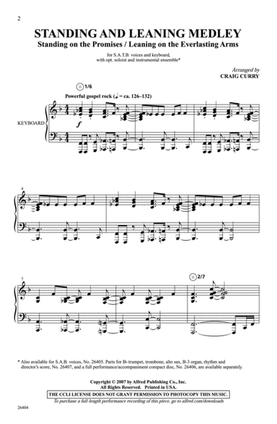 Standing and Leaning - SATB image number null