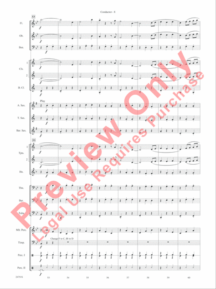 Harry Potter and the Goblet of Fire, Selections from Concert Band scores gallery preview page 11