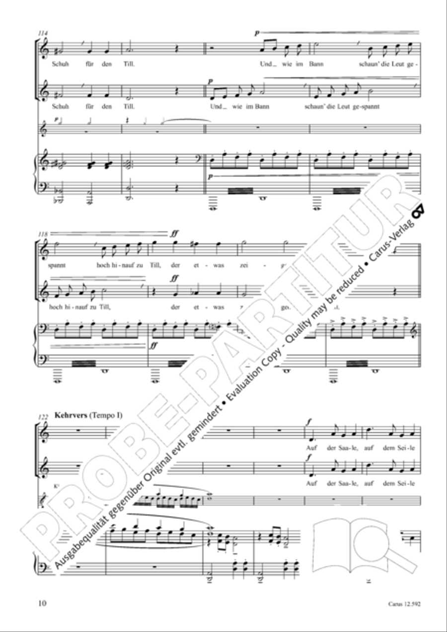 Eulenspiegeleien op. 146. Drei Eulenspiegelszenen Collection / Songbook scores gallery preview page 11