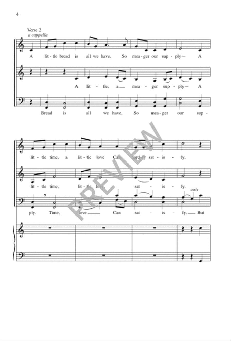 We Come with Joy 4-Part scores gallery preview page 5