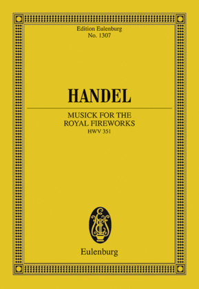 Book cover for The Music for the Royal Fireworks