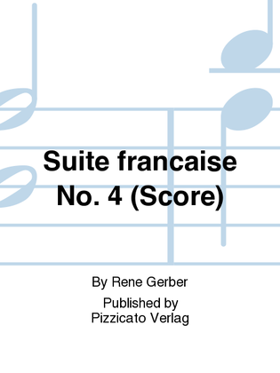 Suite francaise No. 4 (Score)