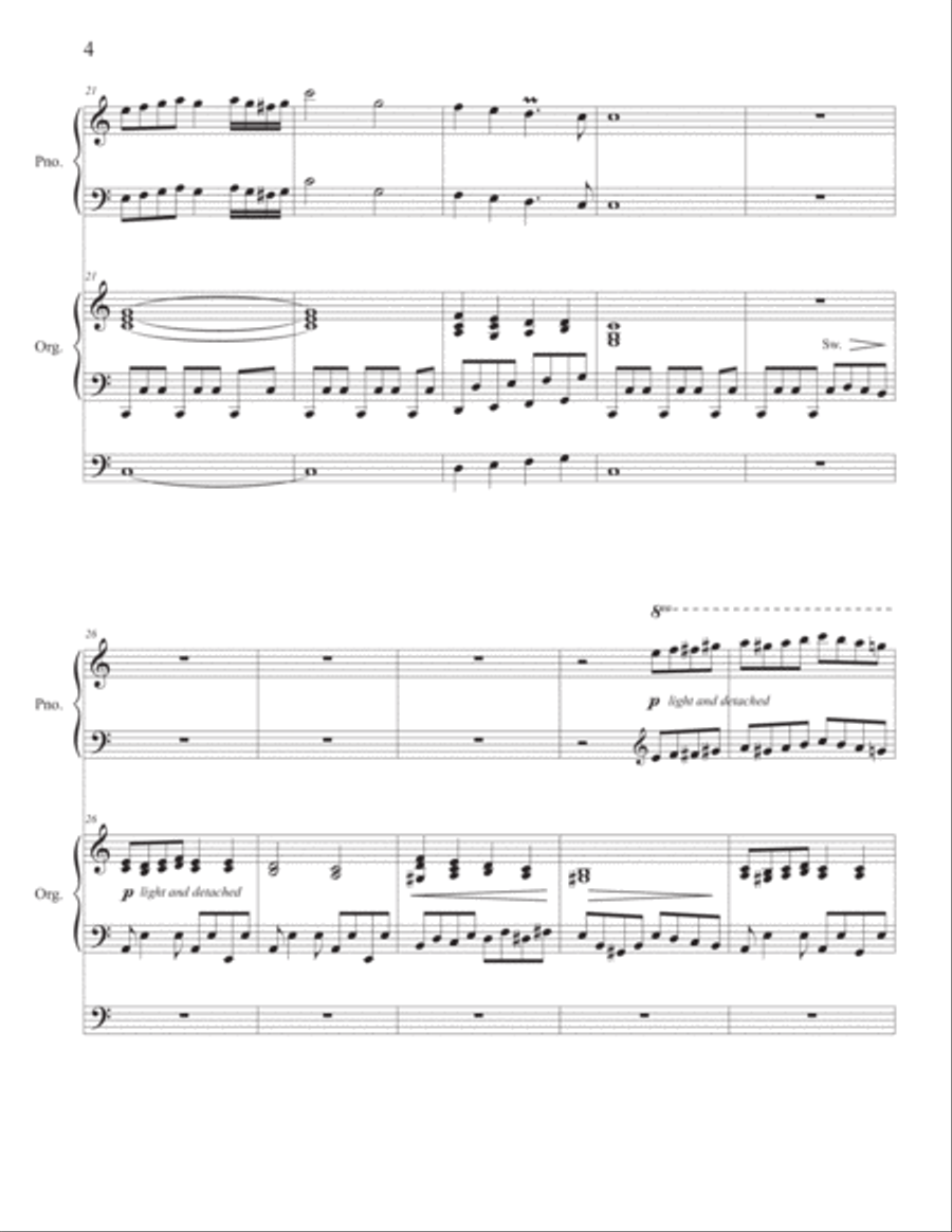 Thine Be the Glory Thine Be the Glory Piano scores gallery preview page 4