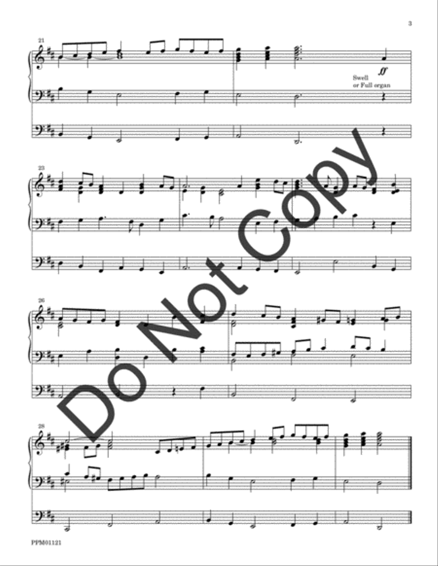 Mit Freuden Zart - Sing Praise to God Who Reigns Above Organ scores gallery preview page 4