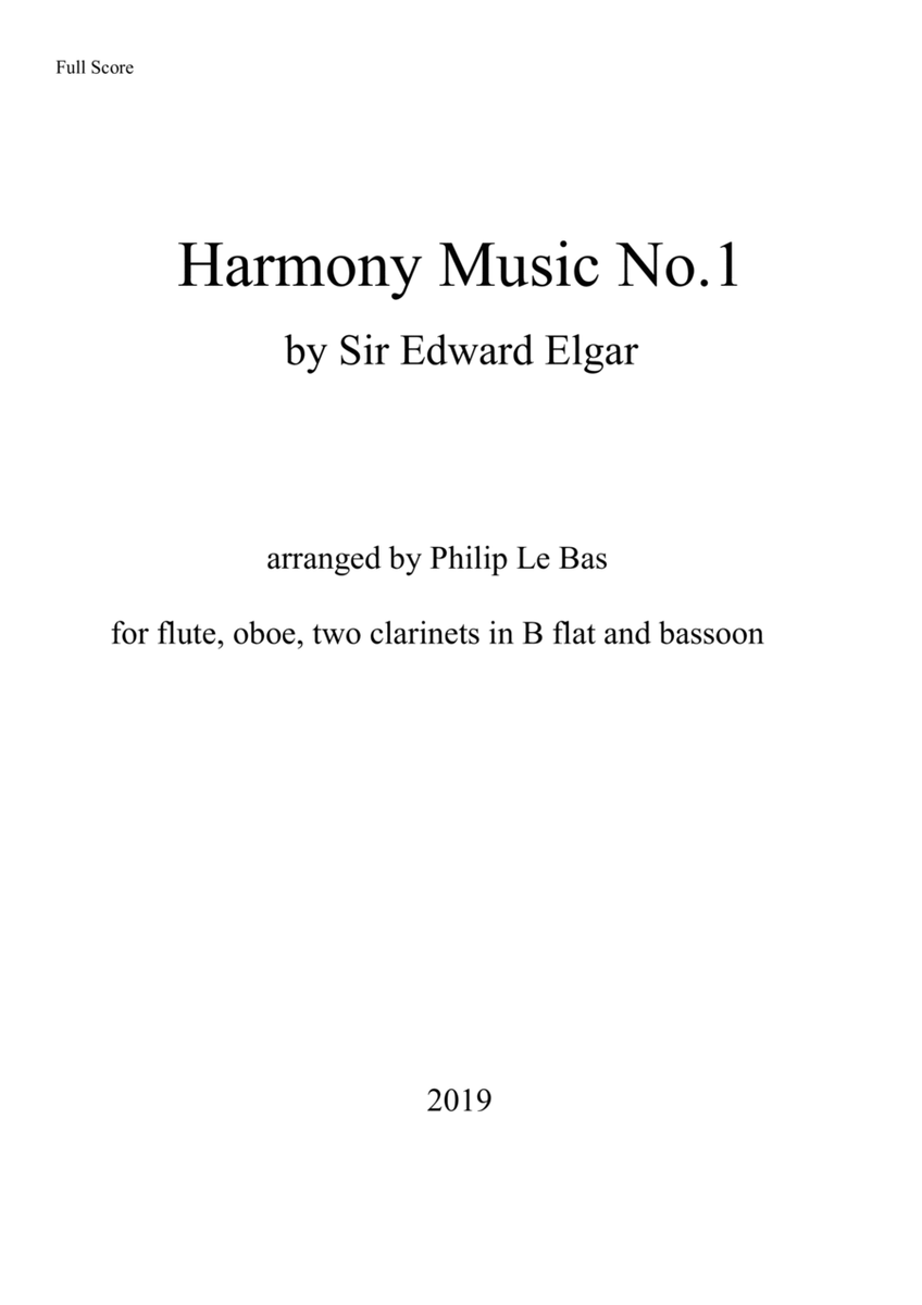 Harmony Music No.1 image number null
