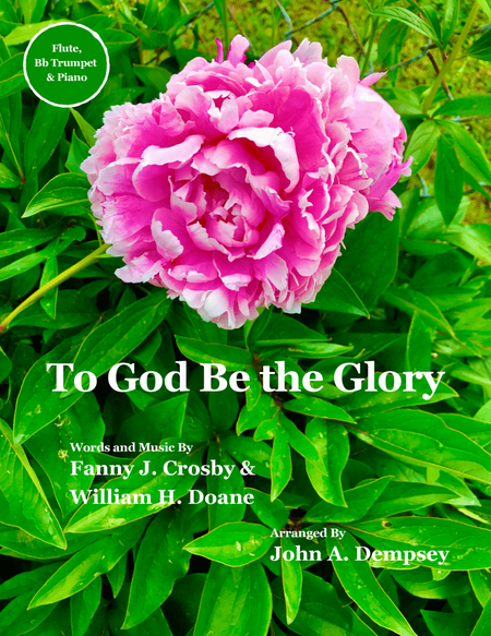 To God Be the Glory (Trio for Flute, Trumpet and Piano) image number null
