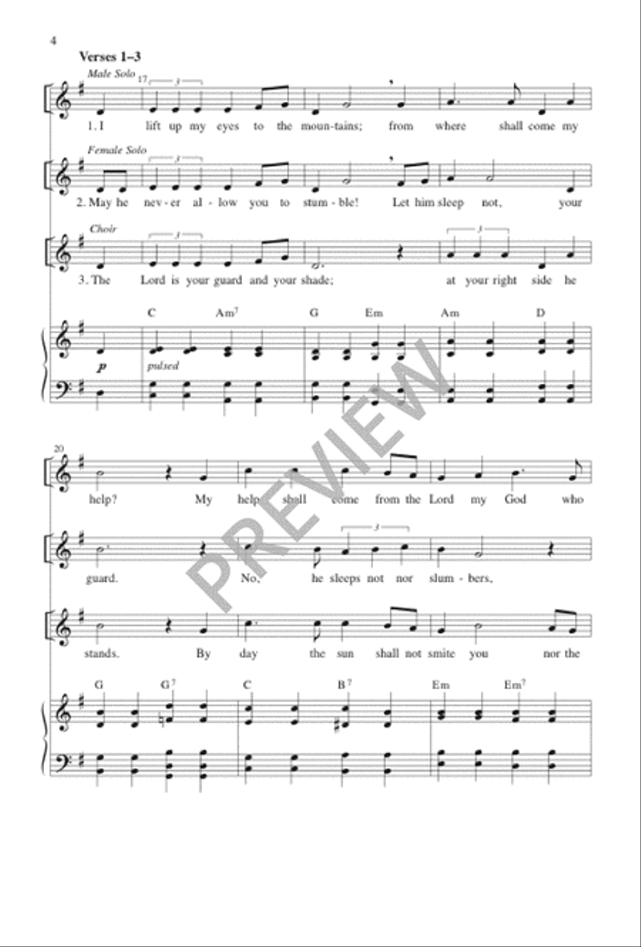 Guiding Me Guiding Me 4-Part scores gallery preview page 5