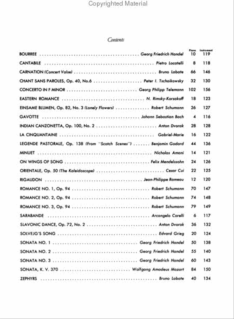 Oboe Solos Oboe Solo scores gallery preview page 2