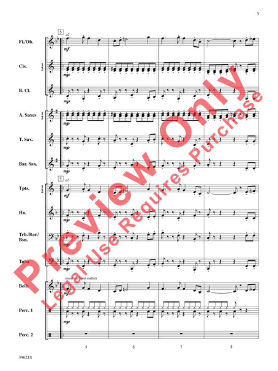 Clowning Around Clowning Around Concert Band scores gallery preview page 4