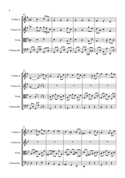 Menuetto from Serenade No. 1