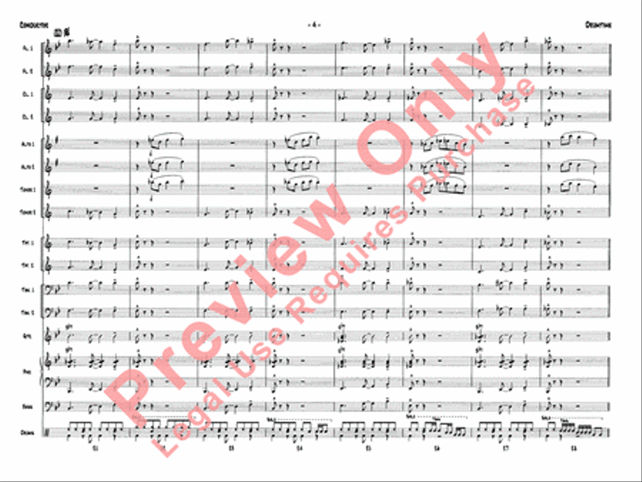 Drumtime Jazz Ensemble scores gallery preview page 7
