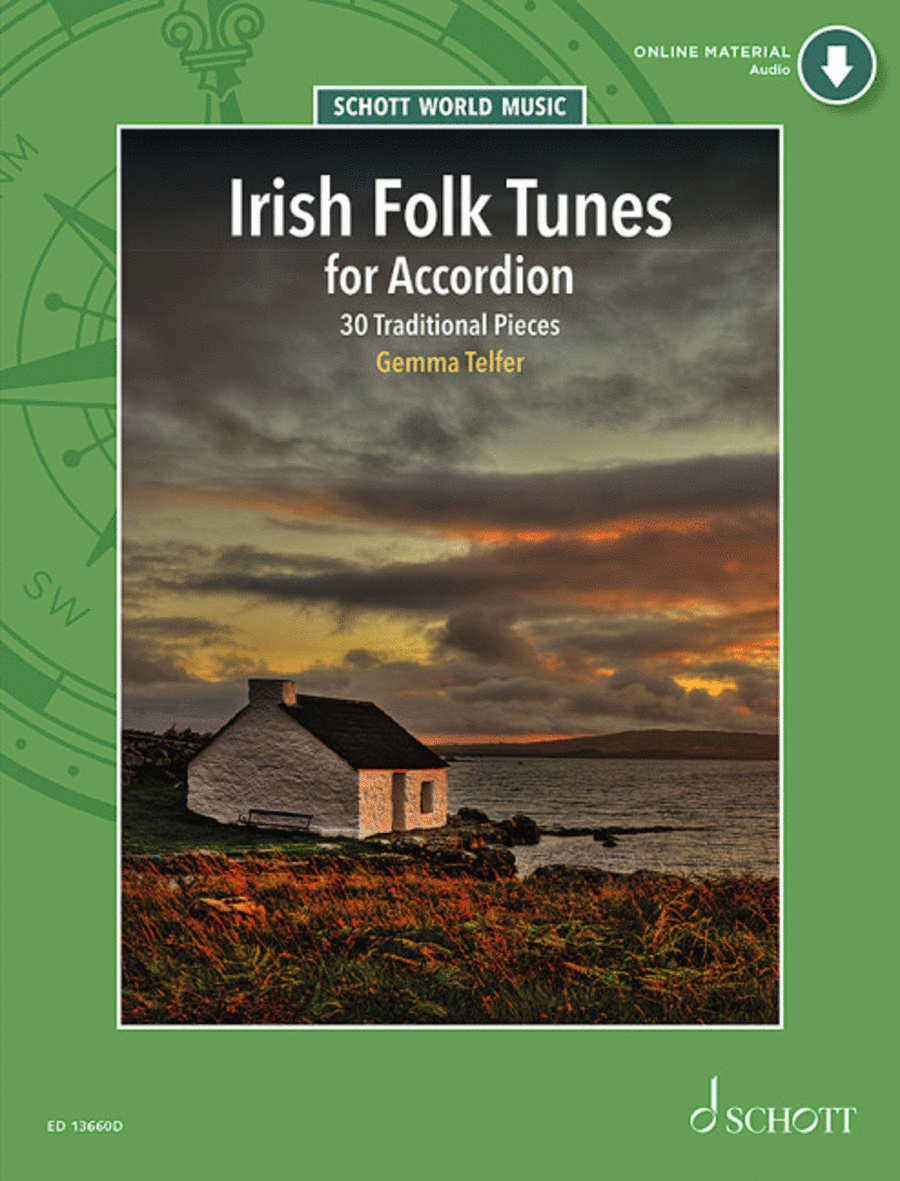 Book cover for Irish Folk Tunes for Accordion