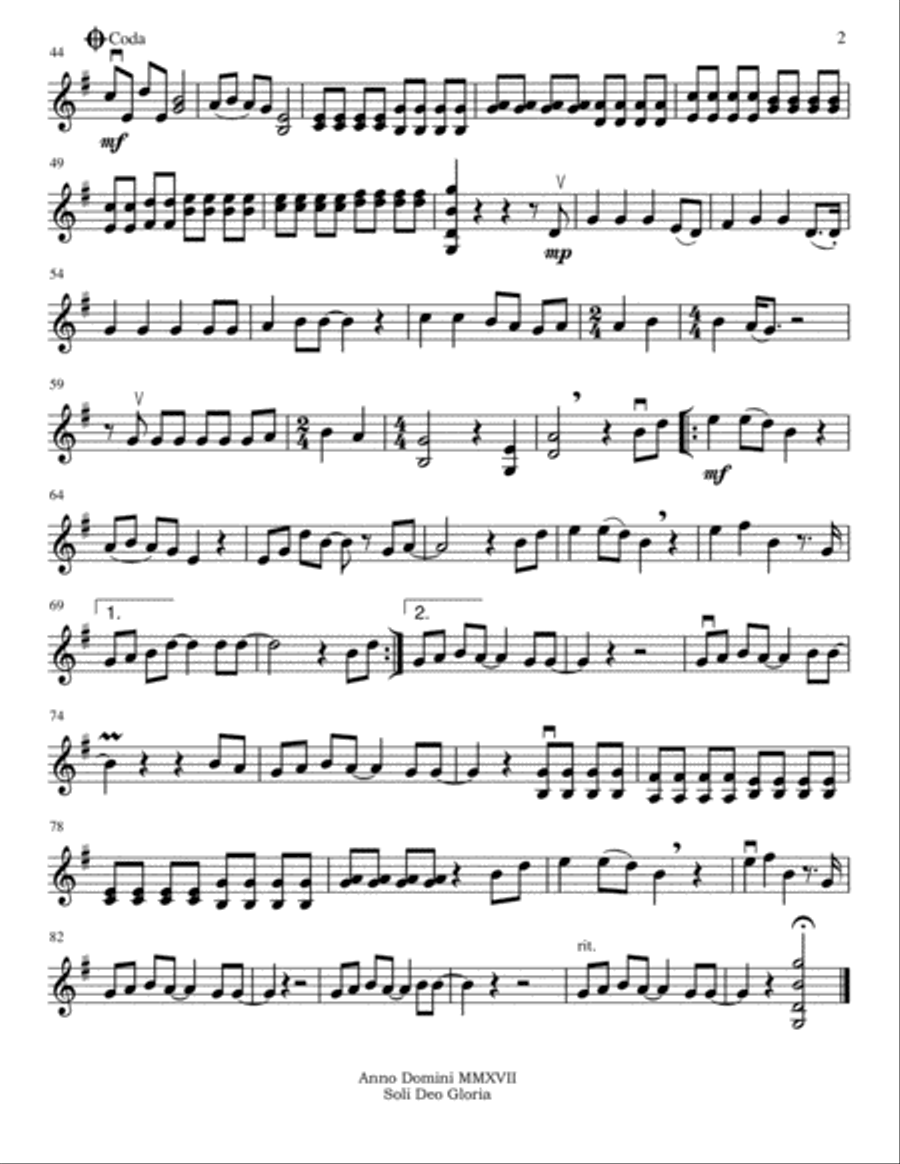 10,000 Reasons (Bless The Lord) String Quartet scores gallery preview page 3