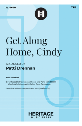 Book cover for Get Along Home, Cindy
