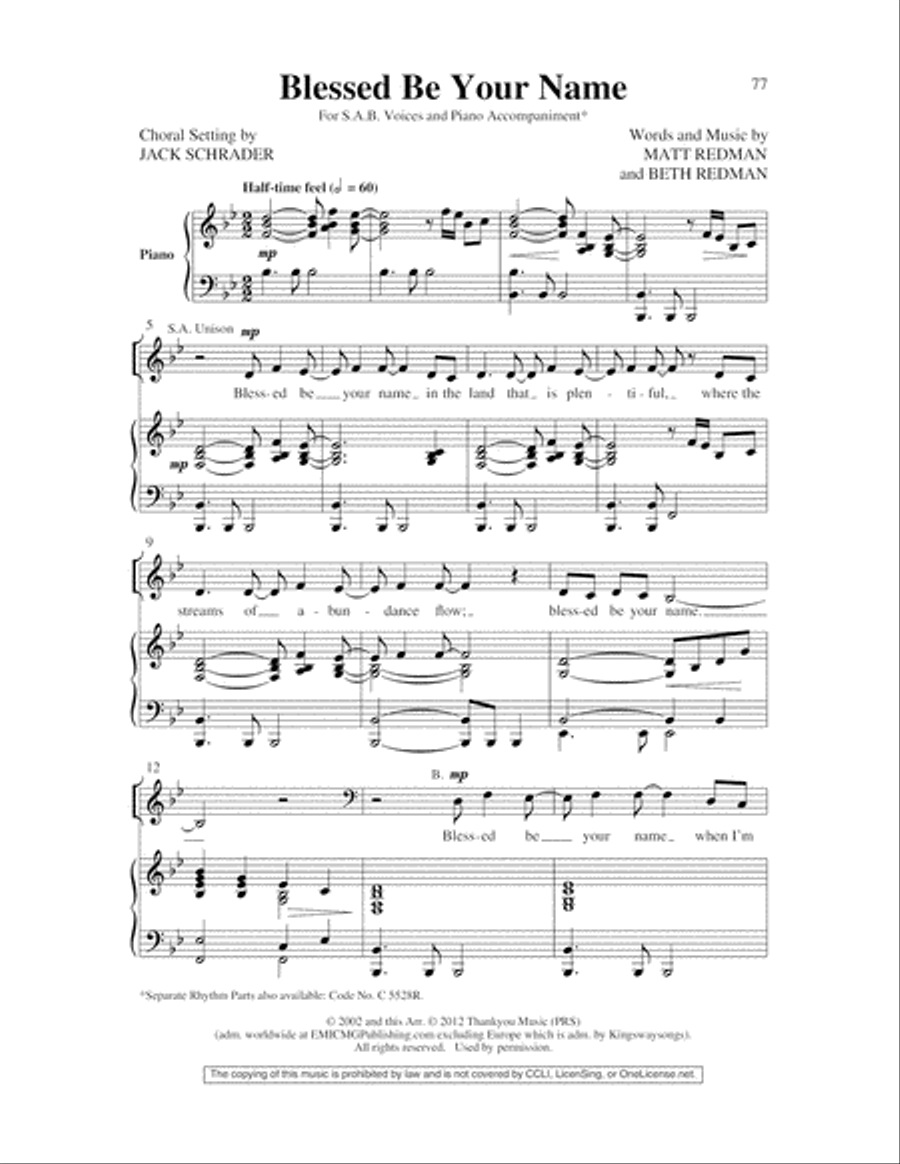 Easy Settings 2 3-Part scores gallery preview page 79