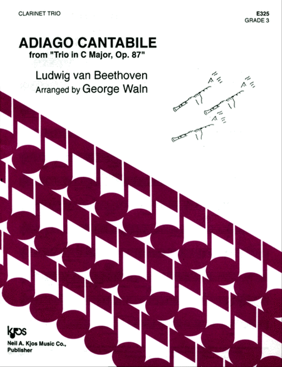 Adagio Cantabile Clarinet Solo scores gallery preview page 1