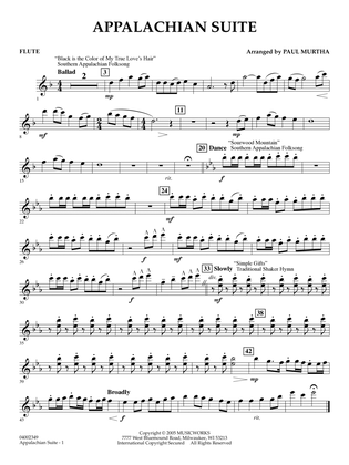 Appalachian Suite - Flute