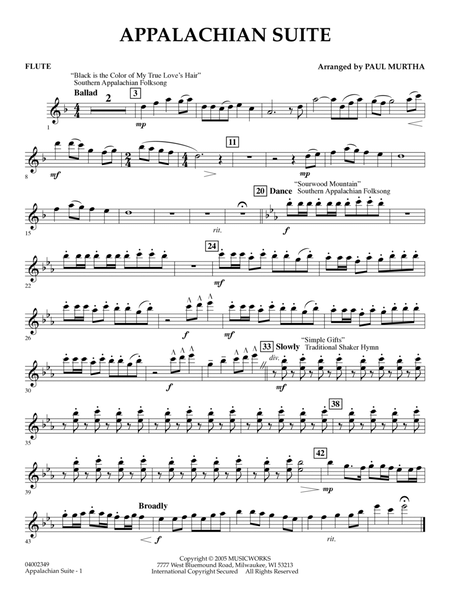 Appalachian Suite - Flute