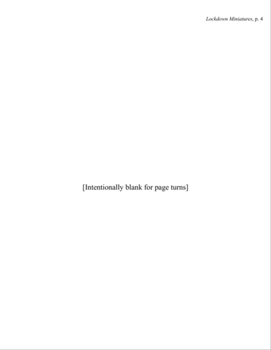 Lockdown Miniatures (Letter size) Trombone Solo scores gallery preview page 4