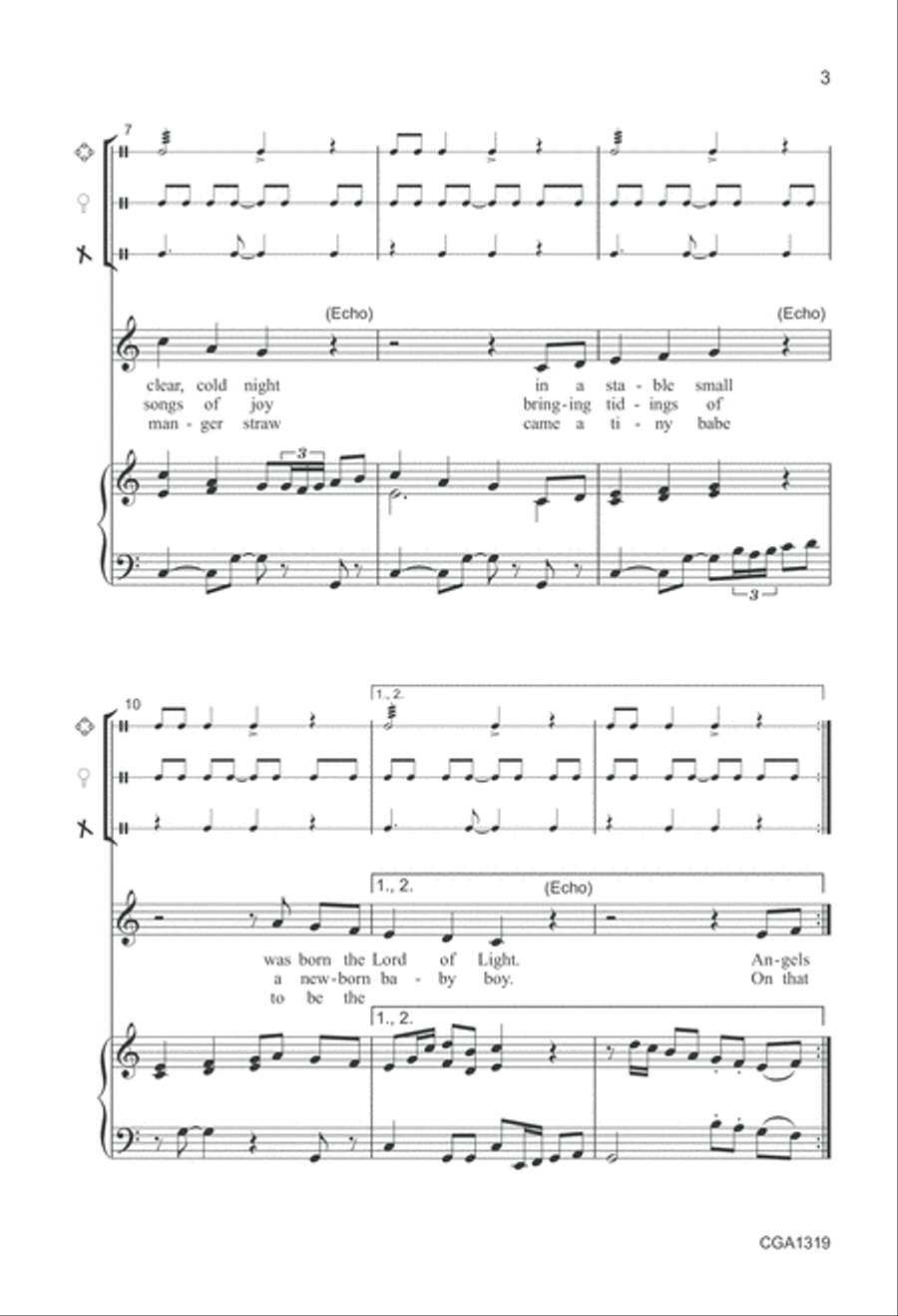 Echo Carol Choir scores gallery preview page 3