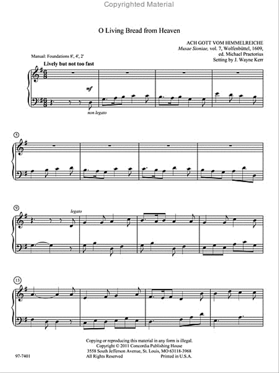 This Wondrous Mystery: Ten Preludes on Communion Hymns for Manuals Organ scores gallery preview page 2
