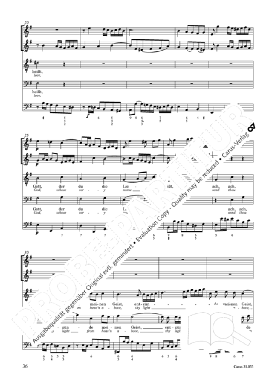 Lord Jesus Christ, in thee alone (Allein zu dir, Herr Jesu Christ) ATB scores gallery preview page 37