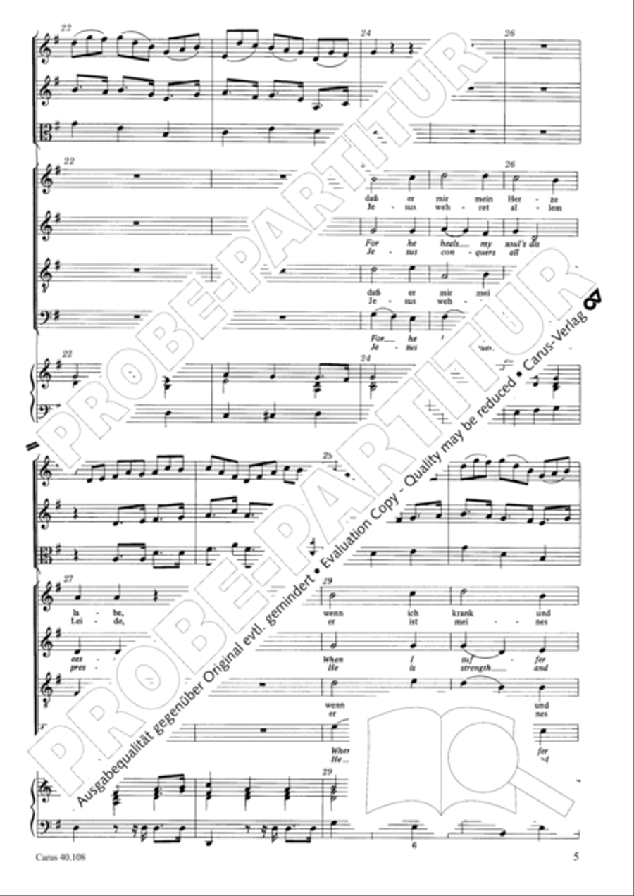 Jesus bleibet meine Freude 4-Part scores gallery preview page 6