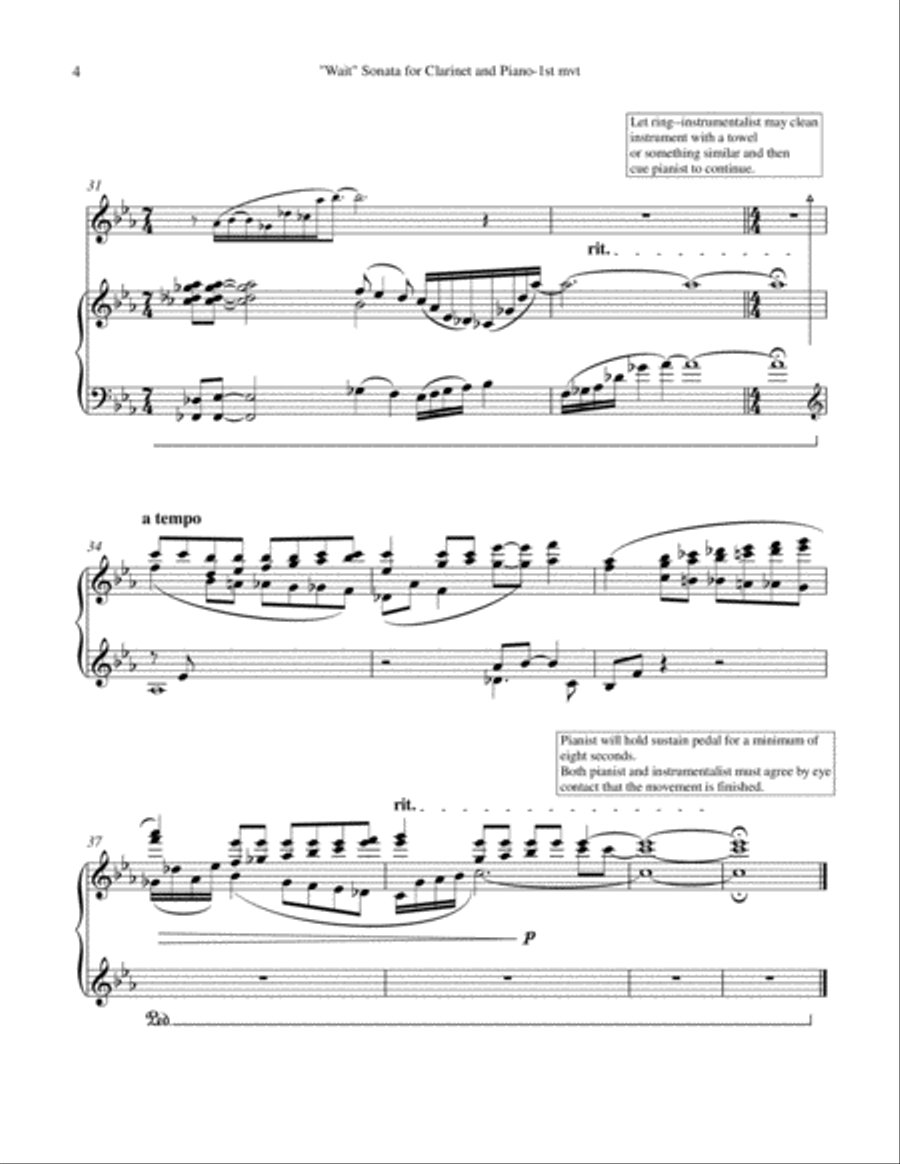 Bb Clarinet and Piano, 