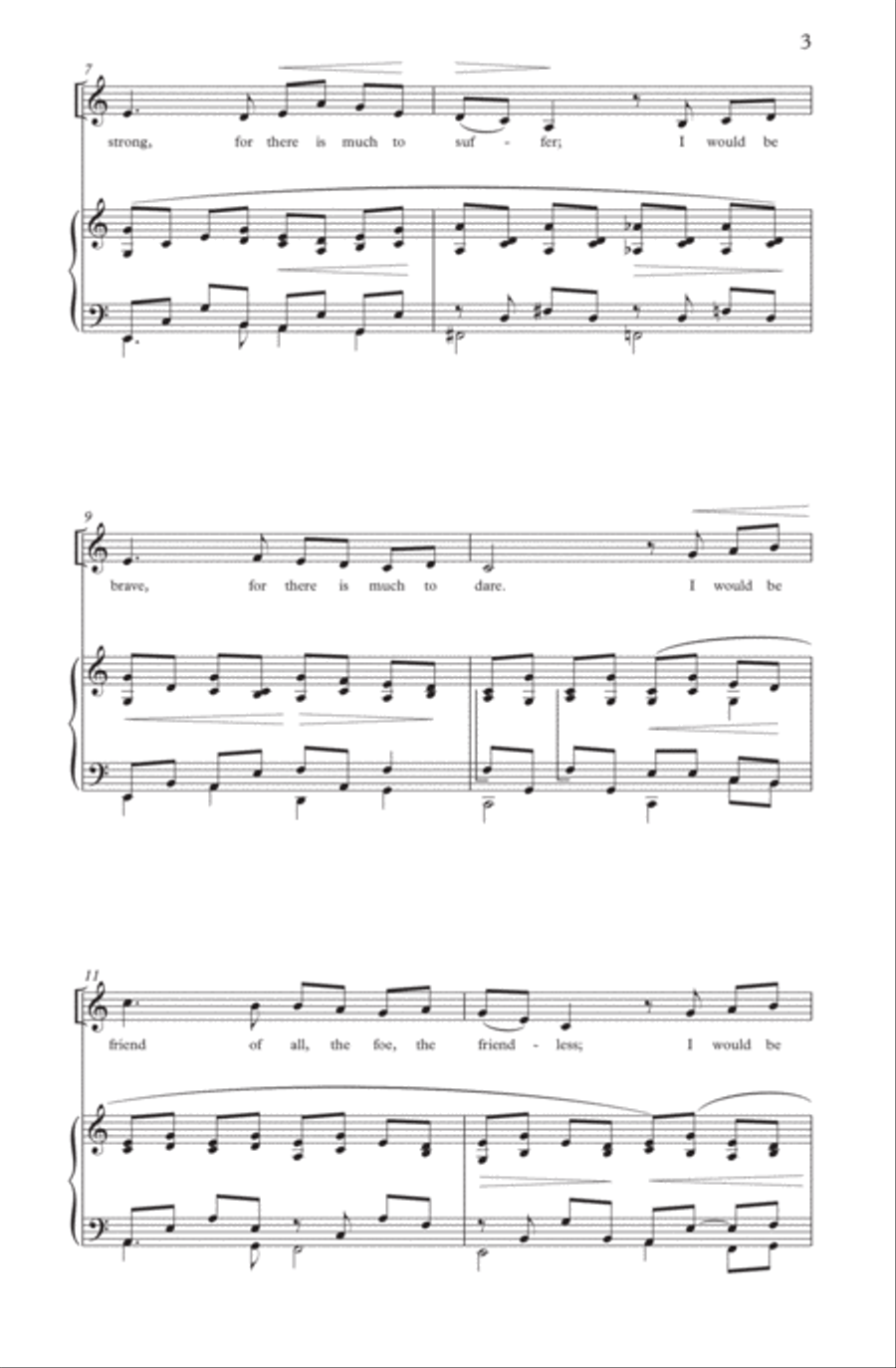 I would be true 4-Part scores gallery preview page 3