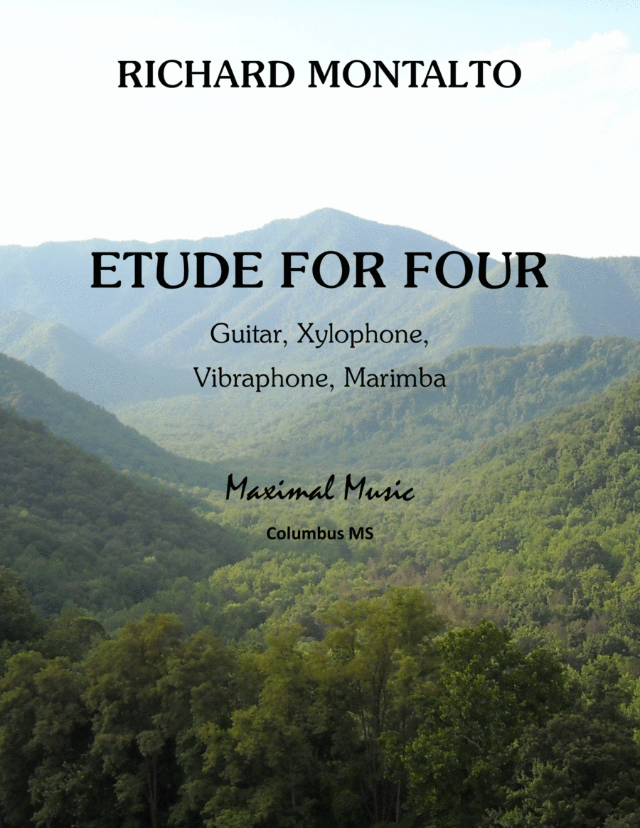 Etude for Four Etude for Four Acoustic Guitar scores gallery preview page 1
