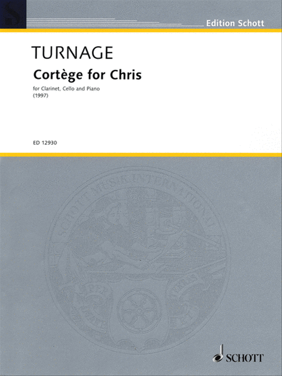 Cortège for Chris Clarinet scores gallery preview page 1