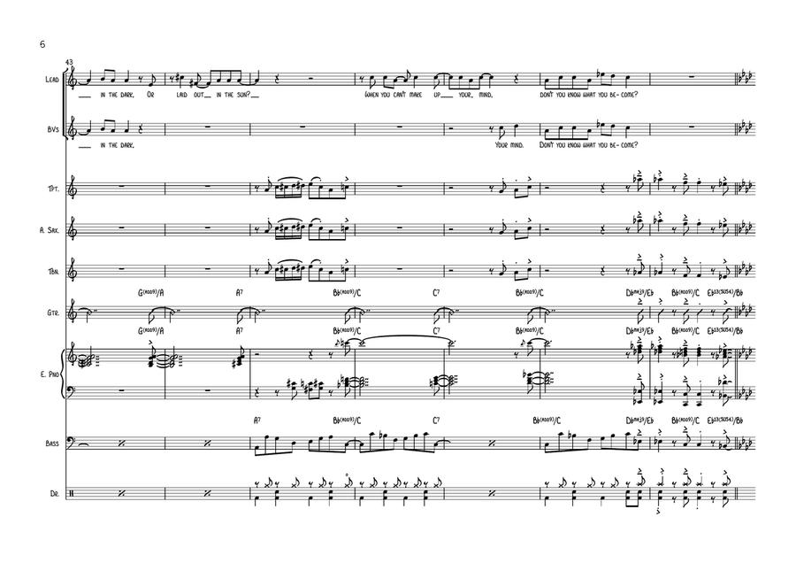 Bi-Coastal Jazz Ensemble scores gallery preview page 6