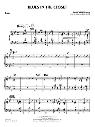 Book cover for Blues in the Closet (arr. Mark Taylor) - Piano
