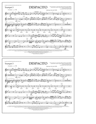 Despacito (arr. Tom Wallace) - Trumpet 3