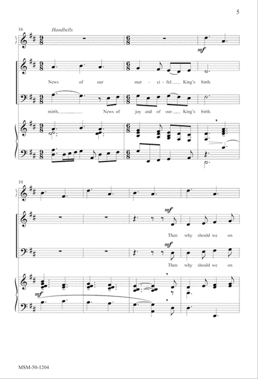 On Christmas Night 2-Part scores gallery preview page 4