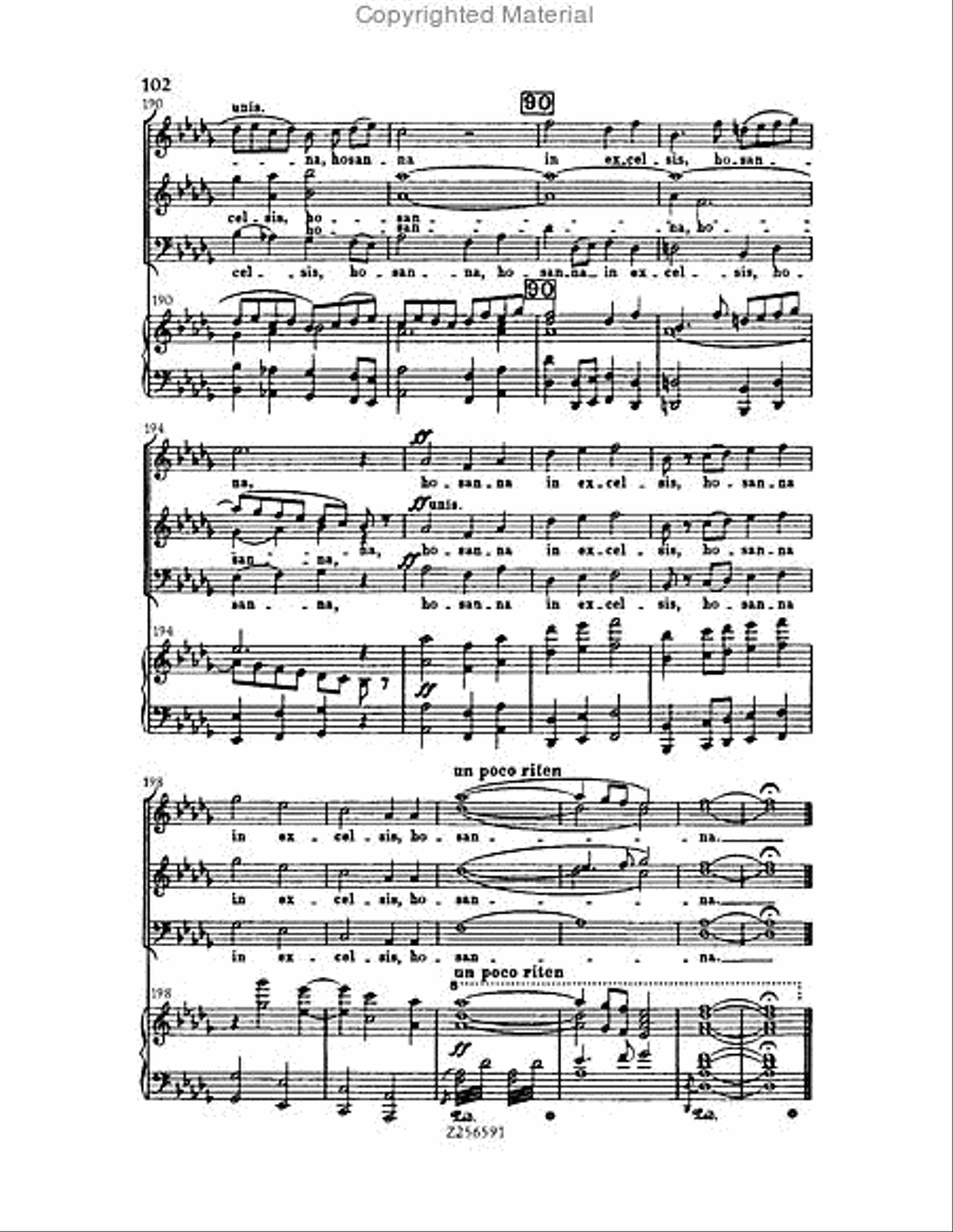 Grande Messe du Morts, H 75 Choir scores gallery preview page 102