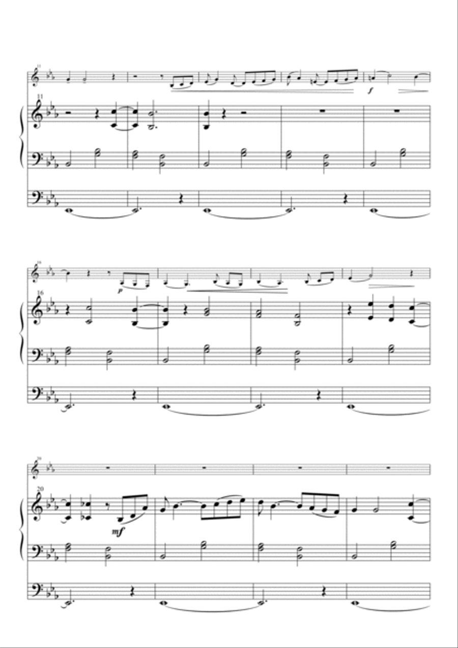 Pastorale from/aus „Six pieces for violine and organ / Sechs Stücke für Violine und Orgel