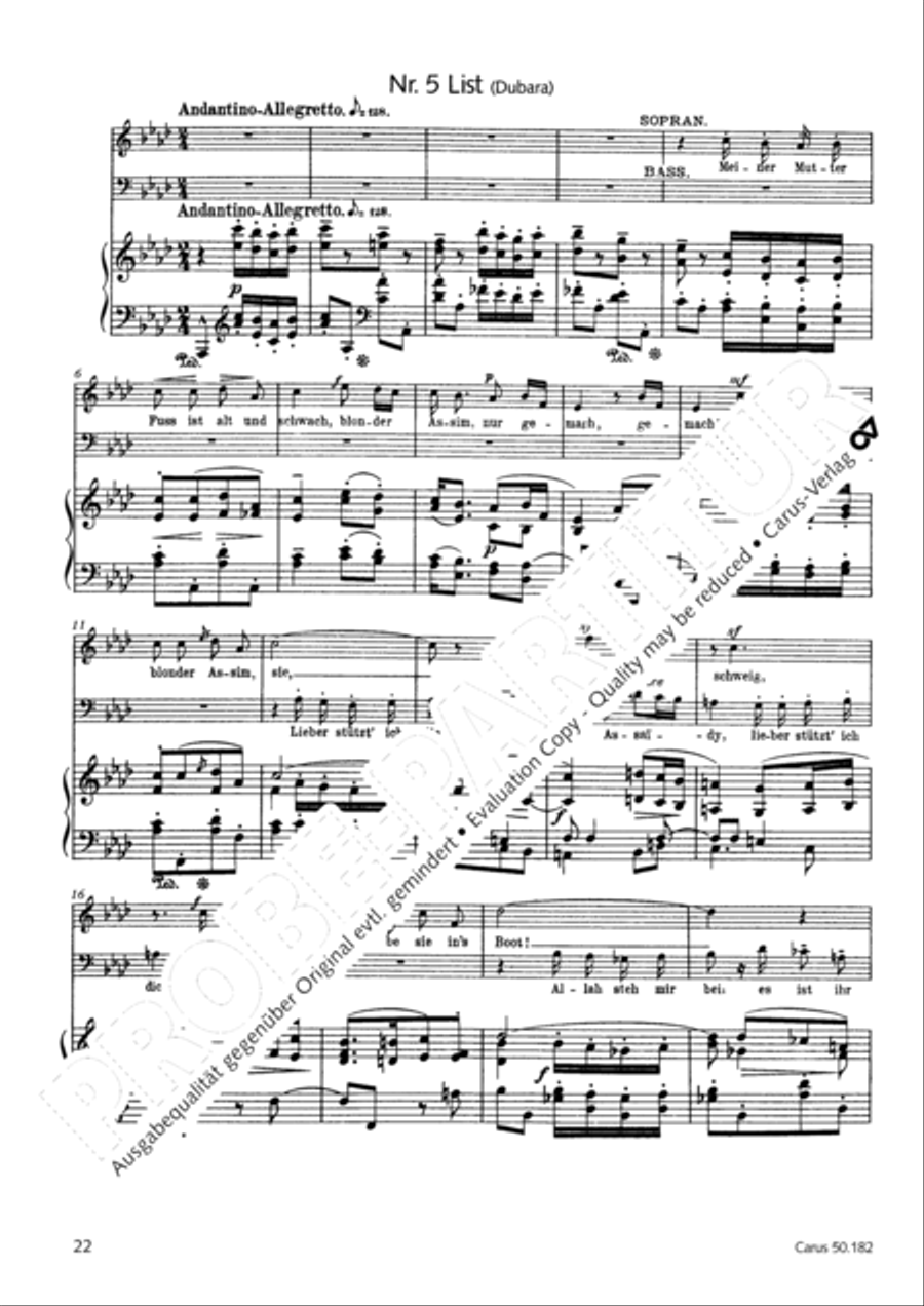 Vom Goldenen Horn 4-Part scores gallery preview page 25