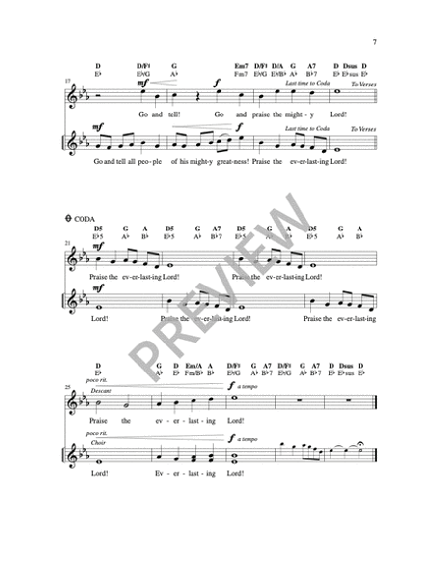We Are Thankful We Are Thankful Unison Choir scores gallery preview page 4