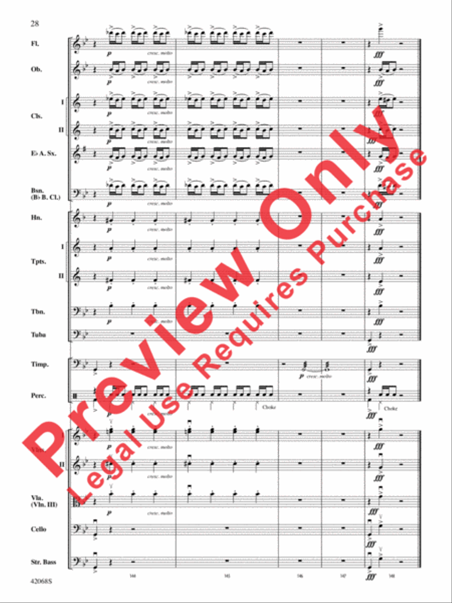 Peer Gynt Suite Selections Full Orchestra scores gallery preview page 29
