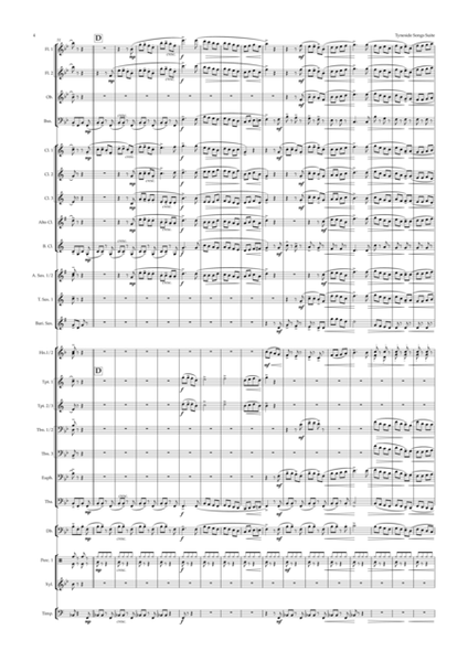Tyneside Songs Suite (4 movts) - concert band image number null