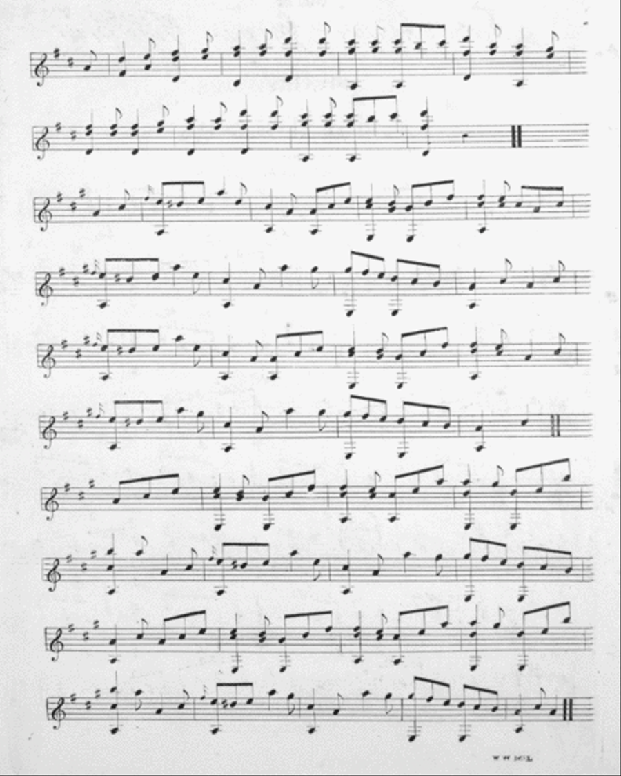 The Bouquet. Containing Songs, Duetts, Waltzes, Rondos, Etc Classical Guitar scores gallery preview page 3
