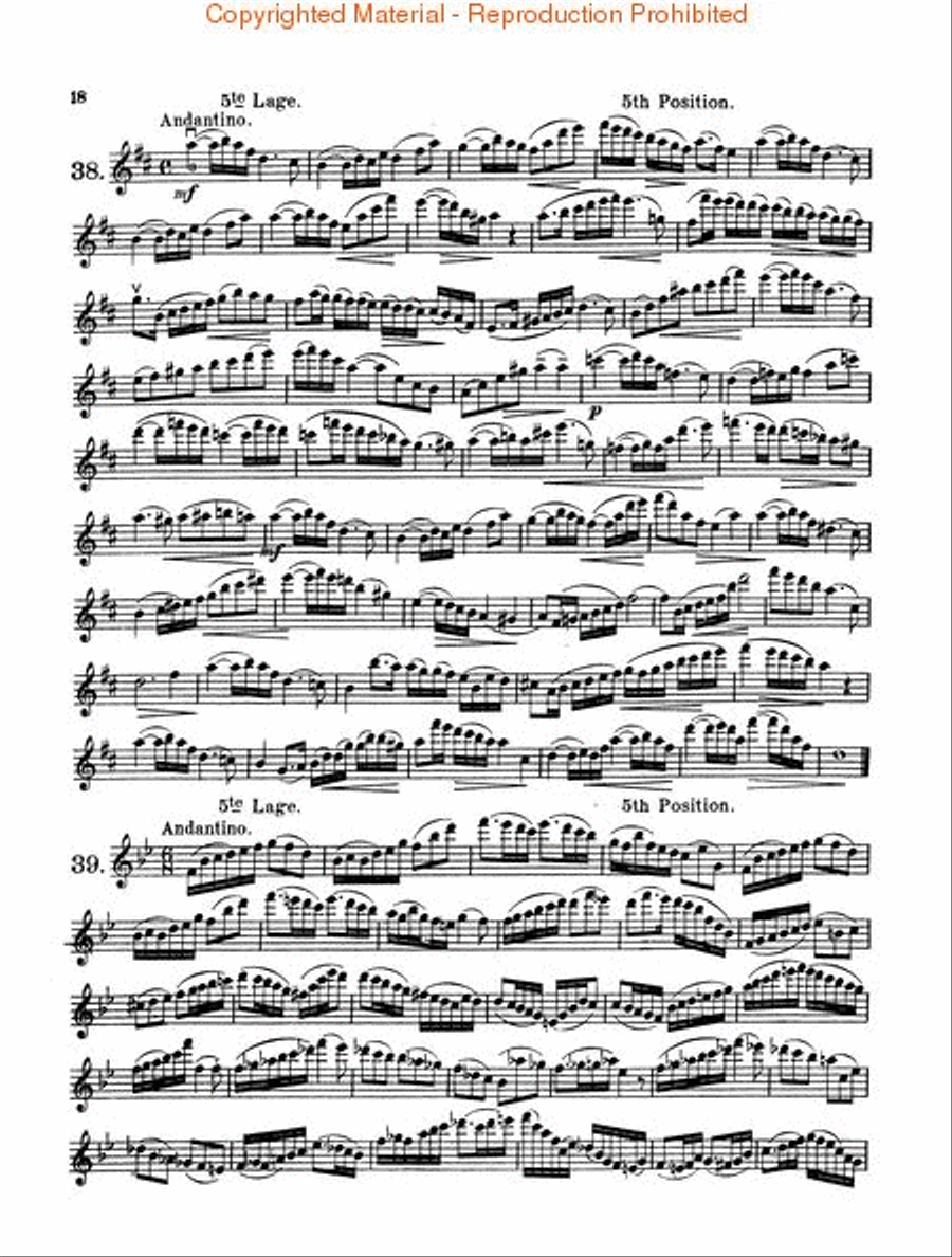 Etudes, Op. 32 – Book 2 Violin scores gallery preview page 4
