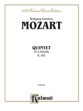 Book cover for Quintet, K. 581