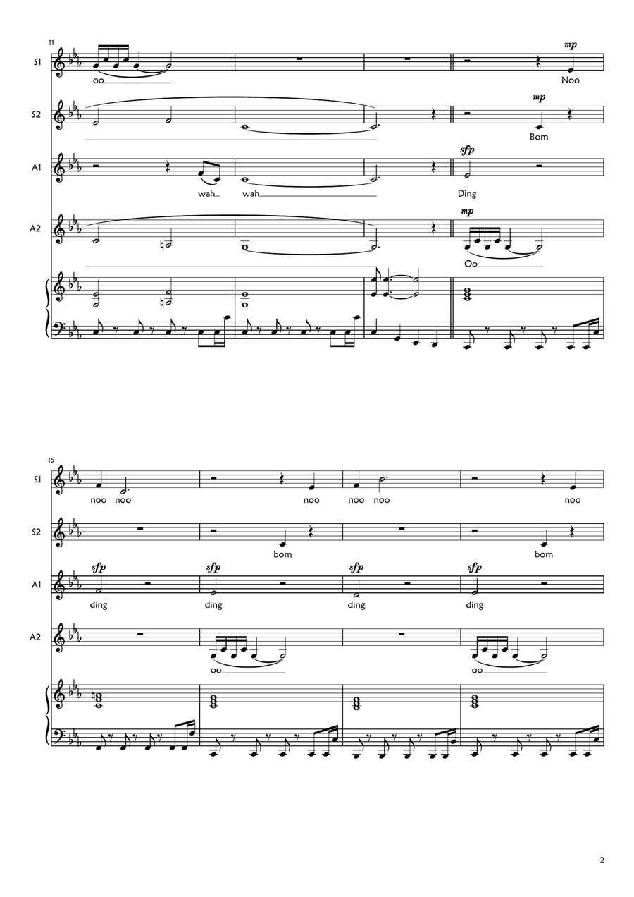 The Good, The Bad And The Ugly (Main Title) SSAA scores gallery preview page 2