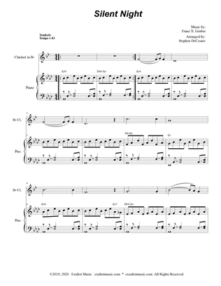 Silent Night (for Bb-Clarinet Solo and Piano)