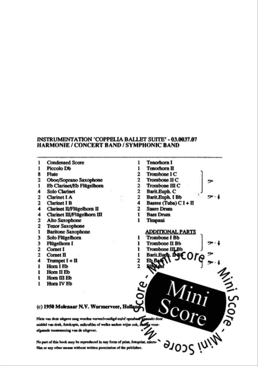 Coppelia Suite Coppelia Suite Concert Band scores gallery preview page 4