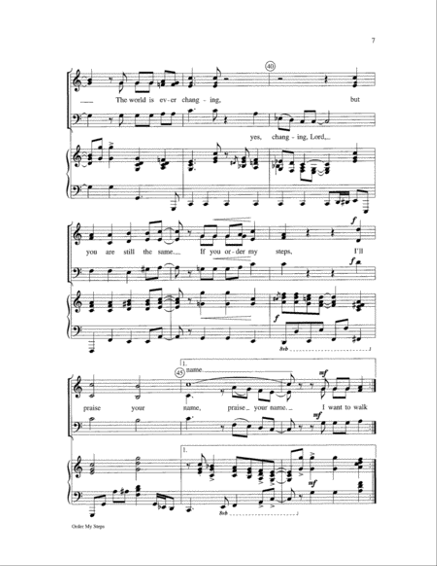 Order My Steps Order My Steps 3-Part scores gallery preview page 7
