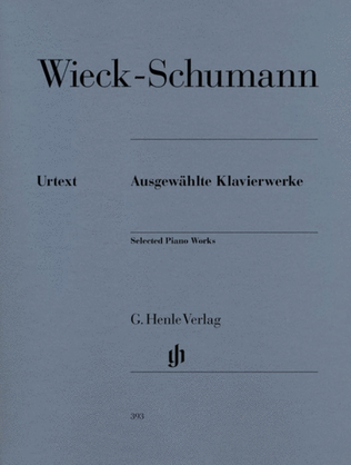 Book cover for Clara Schumann - Selected Piano Works