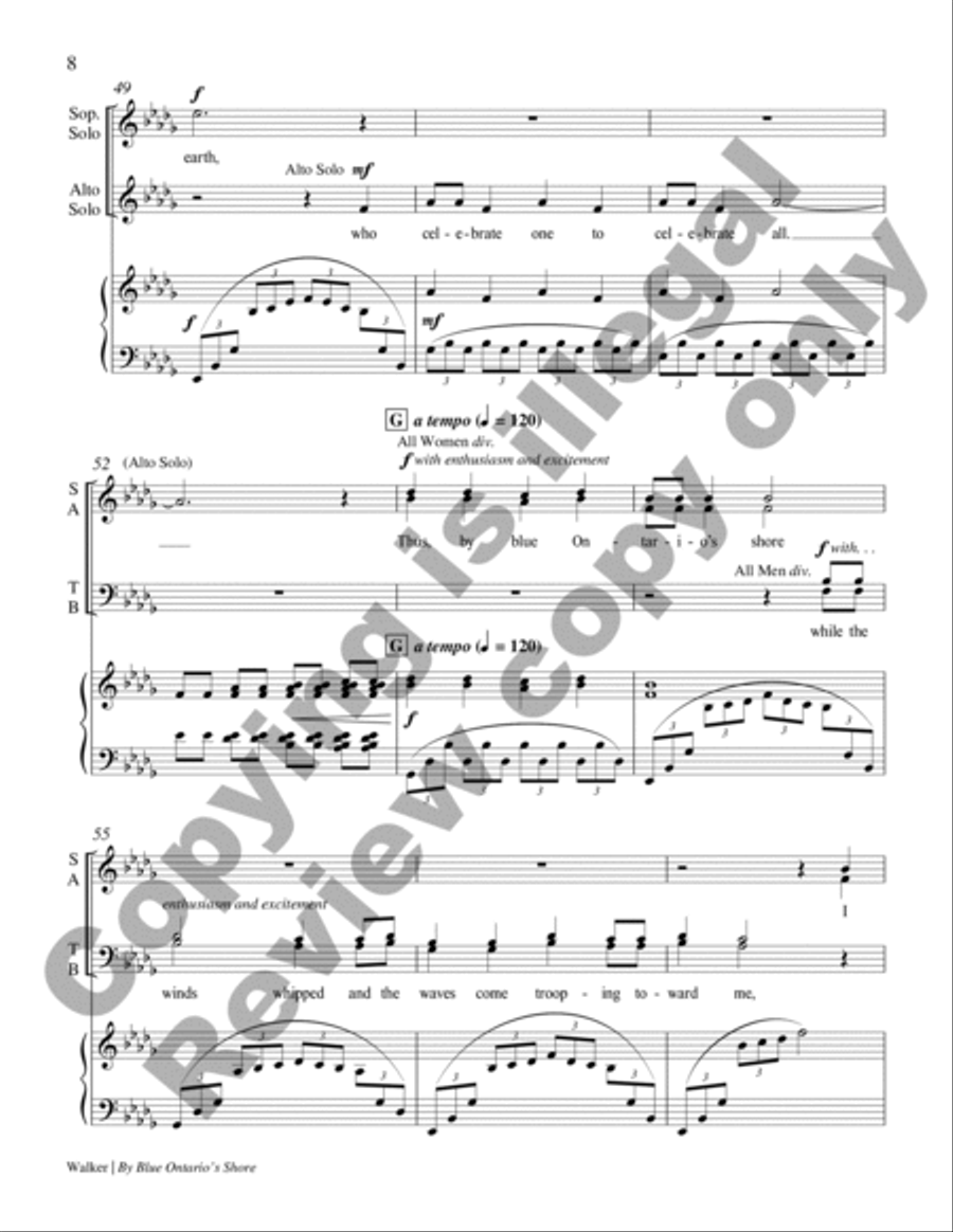 By Blue Ontario's Shore Divisi scores gallery preview page 8